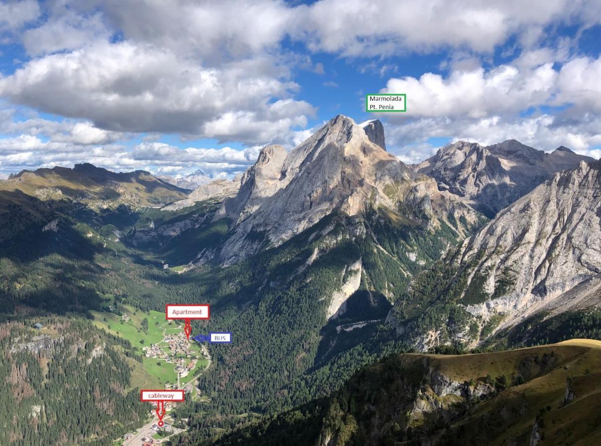 A Un Passo Dagli Impianti - Penia Di Canazei Exterior foto